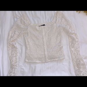 Abercrombie laced long sleeve